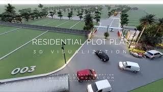 Residential Plot Plan 3D Visualization Walkthrough Real Estate Animation