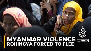 Myanmar violence: Fighting in Rakhine displaces 45,000 Rohingya