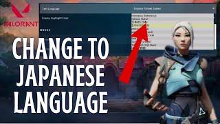 How to Change Japanese Language on Valorant (2024) | Valorant Tutorial