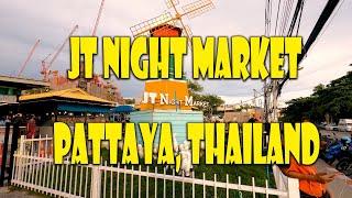 JT night MARKET , Jomtien Market in Pattaya Thailand