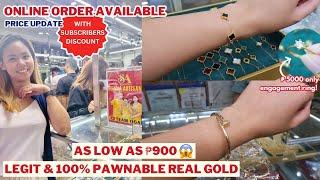GOLD JEWELRY PRICE UPDATE | As low as ₱900 | LEGIT & PAWNABLE (with Subscribers Discount)