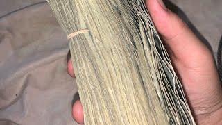 Counting money motivation all 1$ bills (large stack)