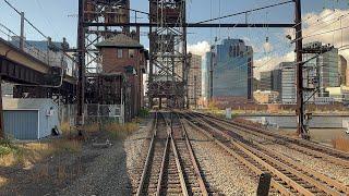 Amtrak Northeast Regional Rear View (7): Newark to New York Penn Station