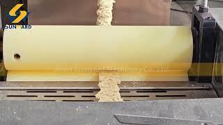 soya chunk making machine video from jinan sunward machinery