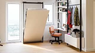 EasyBed V Single - murphy bed DIY! Look how easy is to install it & enjoy free space!