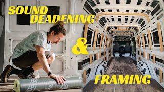 Creating the Perfect Camper: Soundproofing and Framing | Van Conversion Ep. 4