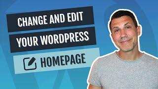 Can't Edit Your Homepage in WordPress? Now You Can! 