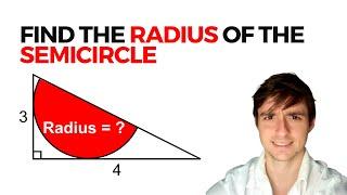 Semicircle Inscribed in a Right Triangle