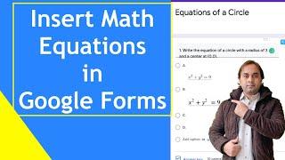 How to Insert Math Equations in Google Forms
