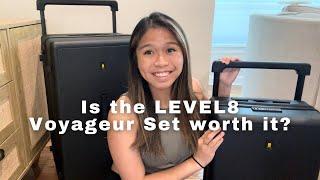 PACK WITH ME | FIRST IMPRESSIONS of the LEVEL8 Voyageur Luggage Set