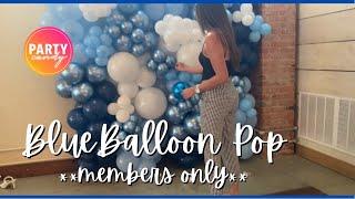 Blue Balloon Wall POP