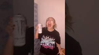 THE white  MONSTER EFFECT  #cringe #energy #funny #meme
