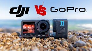 DJI ACTION 4 vs GOPRO 11 - Unsponsored In Depth Review and Comparison