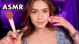 ASMR Doing My Makeup  Personal Attention, Step by Step Tutorial, Whispers ~ GRWM ~