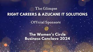 Event Glimpse: The Women's Circle Conclave 2024 sponsored by Right Careers & Azucane IT solutions