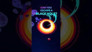 Can You Escape a Black Hole? #kurzgesagt #shorts