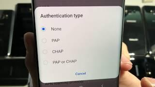 AT&T SAMSUNG GALAXY NOTE 8 APN SETTINGS