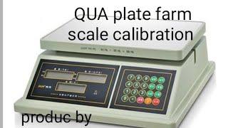 QUA 30kg waterproof electronic weighing scale calibration @ Malik international Scale