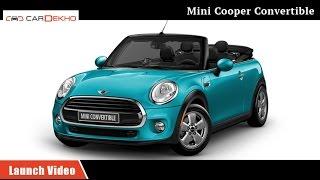 Mini Cooper S Convertible | Launch Video  | CarDekho.com