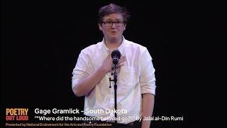 Poetry Out Loud: Gage Gramlick recites "Where did the handsome beloved go?" by Jalal al-Din Rumi