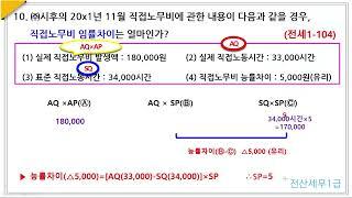 B10.104회 전산세무1급 이론10.직접노무비임률차이