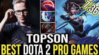 Topson - Mirana Mid 7.36 Gameplay | Chronicles of Best Dota 2 Pro Gameplays