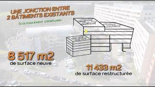 Projet EBMC du Centre Hospitalier de Haguenau : L'extension du bâtiment médico-chirurgical.