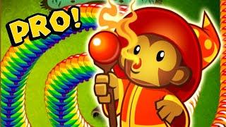 PRO Wizard Monkey Gameplay (BTD Battles)