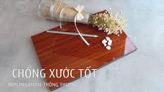 Melamine siêu bóng SGP - Xu Hướng Mới cho nội thất bóng gương - Gỗ Minh Long