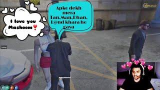 Mashoom Shayar flirting with Cute girl in Gta 5  || PART :- 3 [ @soulregaltos9810