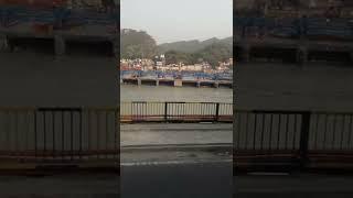 Road side view of Ganga Ghat-Haridwar-Uttrakhand-Char Dham Yatra 2022