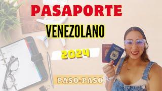 PASAPORTE VENEZOLANO// PASO A PASO //EXTRANJERO//2024