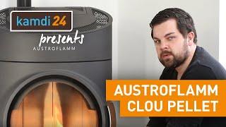 Präsentation Pelletofen Clou von Austroflamm