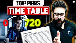 AIR 1 Followed This Timetable 🫡 | Toppers Daily Timetable For NEET 2025| Yawar Manzoor