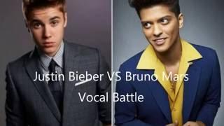 Vocal Battle: Justin Bieber vs Bruno Mars - Best Lives And High Notes