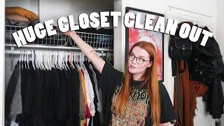 huge closet clean out for 2021