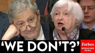 BREAKING NEWS: Janet Yellen Says 'We Don't Have To Get The Prices Down'—Then John Kennedy Reacts