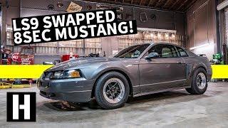 Built For Wheelies: LS9 Powered, Supercharged Drag Mustang