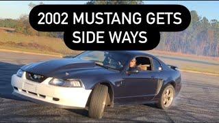 Mustang GT getting sideways