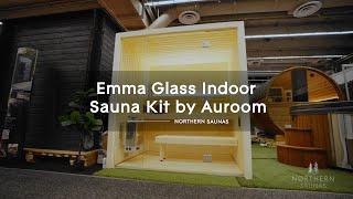 Introducing the Emma Glass Indoor Home Sauna Kit by Auroom