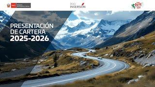 Presentación de cartera de inversión 2025-2026