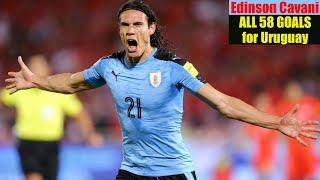 Edinson Cavani ◉ All 58 Goals for Uruguay 