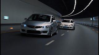 Night Drive - Honda Dc5 & Fd2 Type-R | 4K