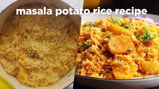 yummy masala potato rice recipe