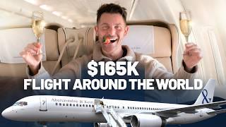 First Class Private Jet Flight Around The World | Abercrombie and Kent
