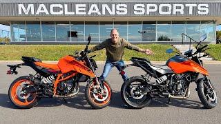 2025 KTM Duke 250 Vs. Duke 390: The 250 is Good! But the 390 Exists...So...