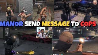 MANOR SHOOT COPS AFTER DEN SHOOTS TERRY AT SNR BUNS [FULL] (MULTI POV) | NOPIXEL 4.0 GTA RP