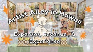 Kawaii Kon 2024  Artist Alley Vlog : Money In, Money Out!