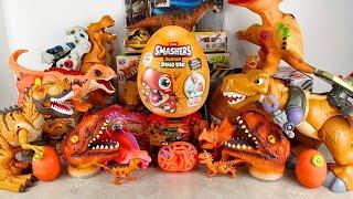 Jurassic World Unboxing Review Asmr Colorful Dinosaur Egg Zuru Smashers Big T-rex Giga Pterosaur