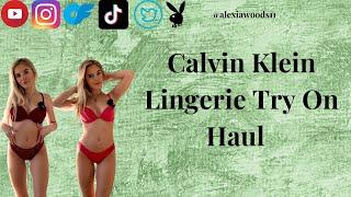 *SEXY* CALVIN KLEIN LINGERIE TRY ON HAUL